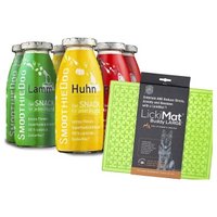 SmoothieDog Klassik + Lickimat Grün 6x250 g von SmoothieDog