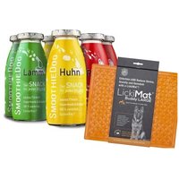 SmoothieDog Klassik + Lickimat Orange von SmoothieDog