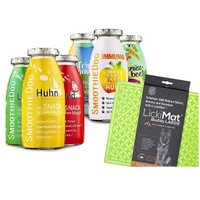 SmoothieDog Mix + Lickimat Grün 6x250 g von SmoothieDog