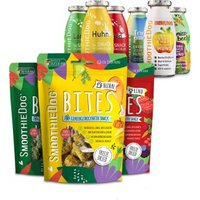 SmoothieDog Mix 6x 250ml + Bites Klassik 3x 40g von SmoothieDog