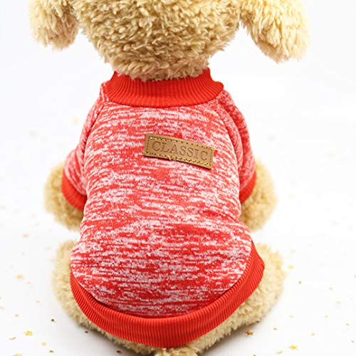 Haustier Hund Katze Pullover, warme Hunde Pullover Katze Kleidung, Fleece Haustier Mantel für Welpen von SMDARROY