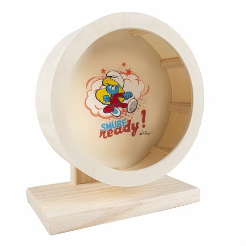 Smurfs duvoplus, Aktivitätsrad aus Holz, Schlumpfette, 20 cm, lustige Beschäftigung, fördert den natürlichen Nager-Instinkt, für kleine Nagetiere wie Hamster und Rennmäuse Smurfs duvoplus, Aktivitätsrad aus Holz, Schlumpfette, 20 cm, lustige Beschäftigung, fördert den natürlichen Nager-Instinkt, für kleine Nagetiere wie Hamster und Rennmäuse von Duvoplus