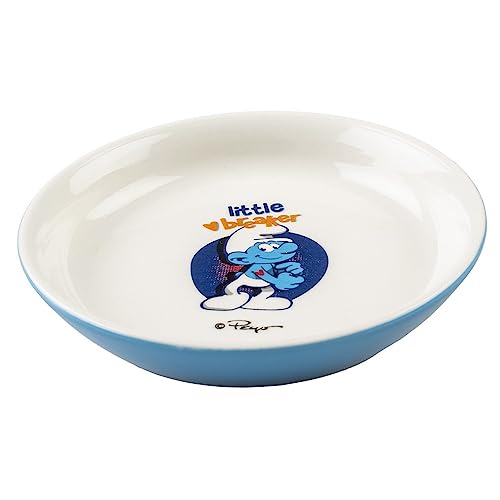 Smurfs duvoplus, Les Schlümpfe Costaud Futternapf, niedrig, 14,2 x 14,2 x 2,5 cm, hochwertige glasierte Keramik, robust und stabil, für Nassfutter, Trockenfutter und Wasser, spülmaschinenfest Smurfs duvoplus, Les Schlümpfe Costaud Futternapf, niedrig, 14,2 x 14,2 x 2,5 cm, hochwertige glasierte Keramik, robust und stabil, für Nassfutter, Trockenfutter und Wasser, spülmaschinenfest von Smurfs duvoplus