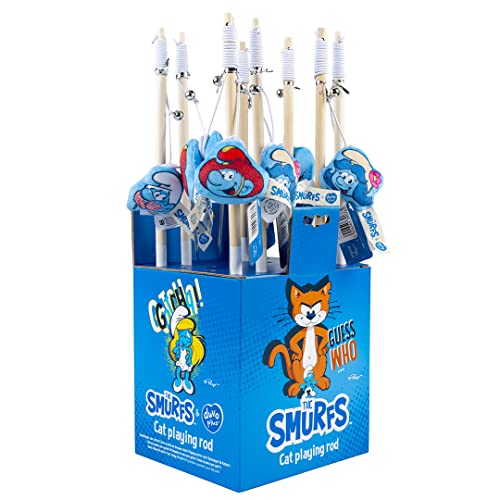 Smurfs duvoplus, Magnetische Angelruten, Schlümpfe, 42 x 8,5 x 2 cm, Mehrfarbig, Spielzeug für Katzen, stärkt die Bindung mit Ihrer Katze, fördert die Katze Sich zu bewegen, für stundenlangen Smurfs duvoplus, Magnetische Angelruten, Schlümpfe, 42 x 8,5 x 2 cm, Mehrfarbig, Spielzeug für Katzen, stärkt die Bindung mit Ihrer Katze, fördert die Katze Sich zu bewegen, für stundenlangen von Smurfs duvoplus