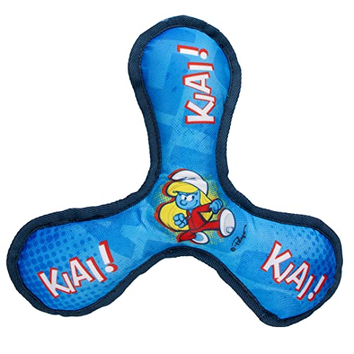 Smurfs duvoplus, Schlumpfspielzeug aus Oxford-Gewebe, 30 x 18 x 4, mit Quietscher, lustiges Spielzeug zum Apportieren und Ziehen, mit Aufdruck Kung-Fu Schlümpfe Smurfs duvoplus, Schlumpfspielzeug aus Oxford-Gewebe, 30 x 18 x 4, mit Quietscher, lustiges Spielzeug zum Apportieren und Ziehen, mit Aufdruck Kung-Fu Schlümpfe von Smurfs duvoplus