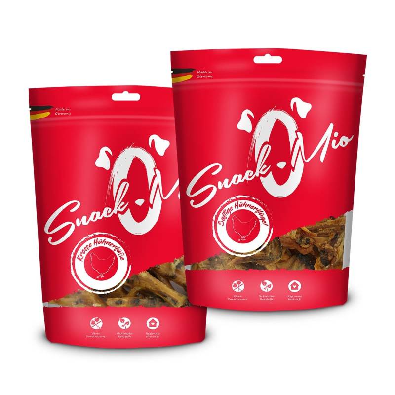 SnackOMio - Hühnerfüße 350g und Hühnerflügel 500g SnackOMio - Hühnerfüße 350g und Hühnerflügel 500g von SnackOMio