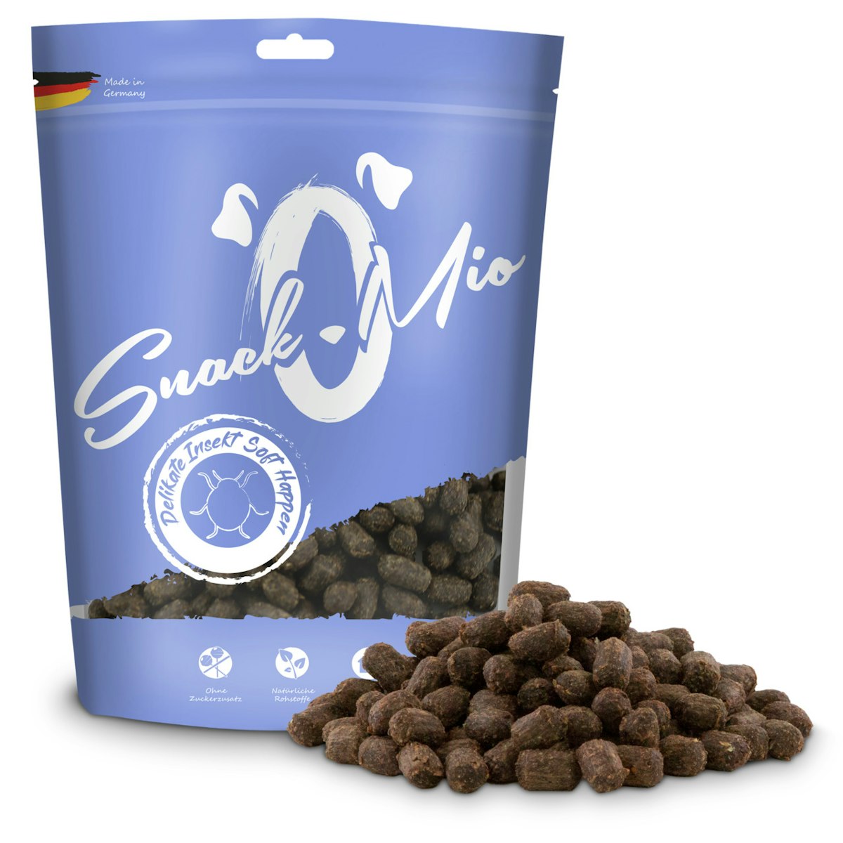 SnackOMio Insekten Soft Happen Hundesnacks von SnackOMio