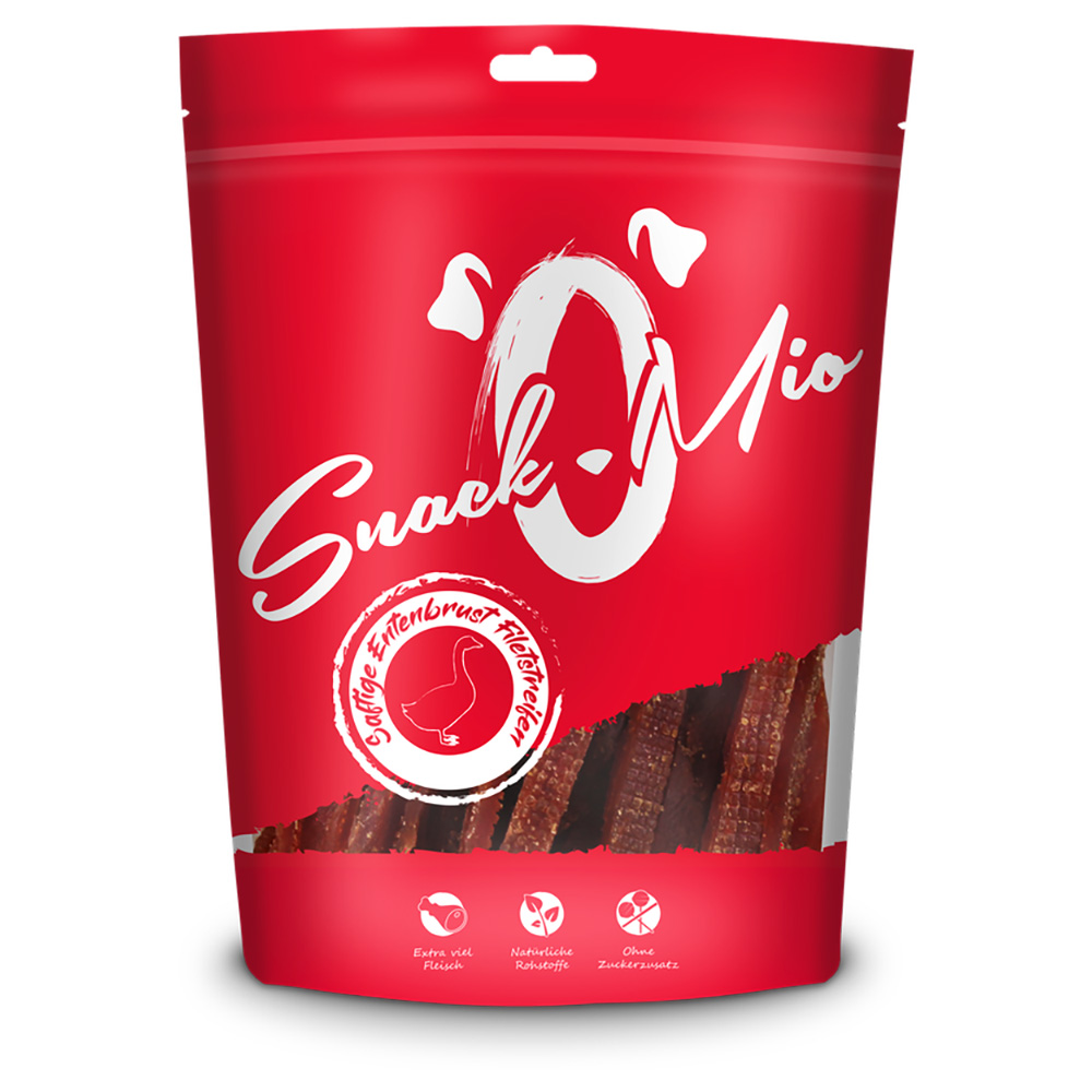 SnackOMio Saftige Entenbrust Filetstreifen - Sparpaket: 4 x 70 g SnackOMio Saftige Entenbrust Filetstreifen - Sparpaket: 4 x 70 g von SnackOMio