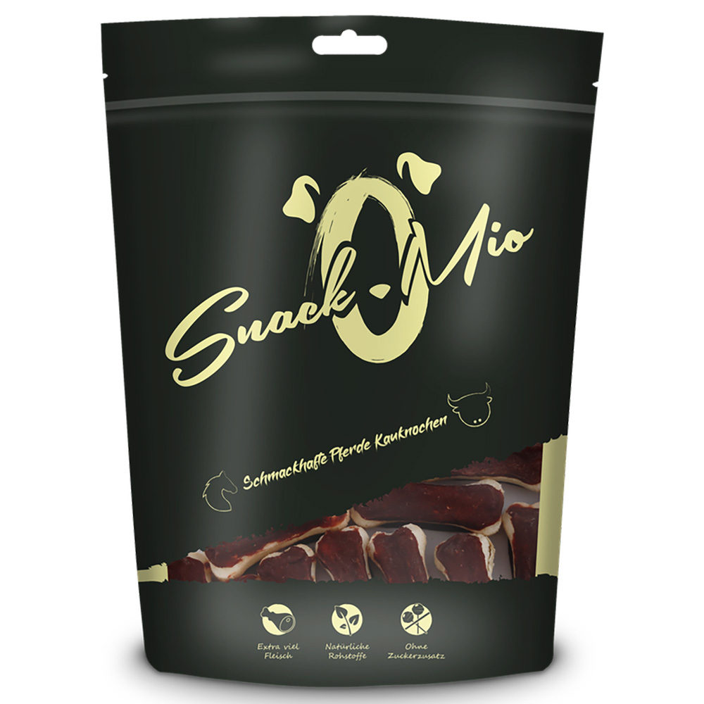 SnackOMio Schmackhafte Kauknochen - Sparpaket: 4 x ca. 120 g SnackOMio Schmackhafte Kauknochen - Sparpaket: 4 x ca. 120 g von SnackOMio
