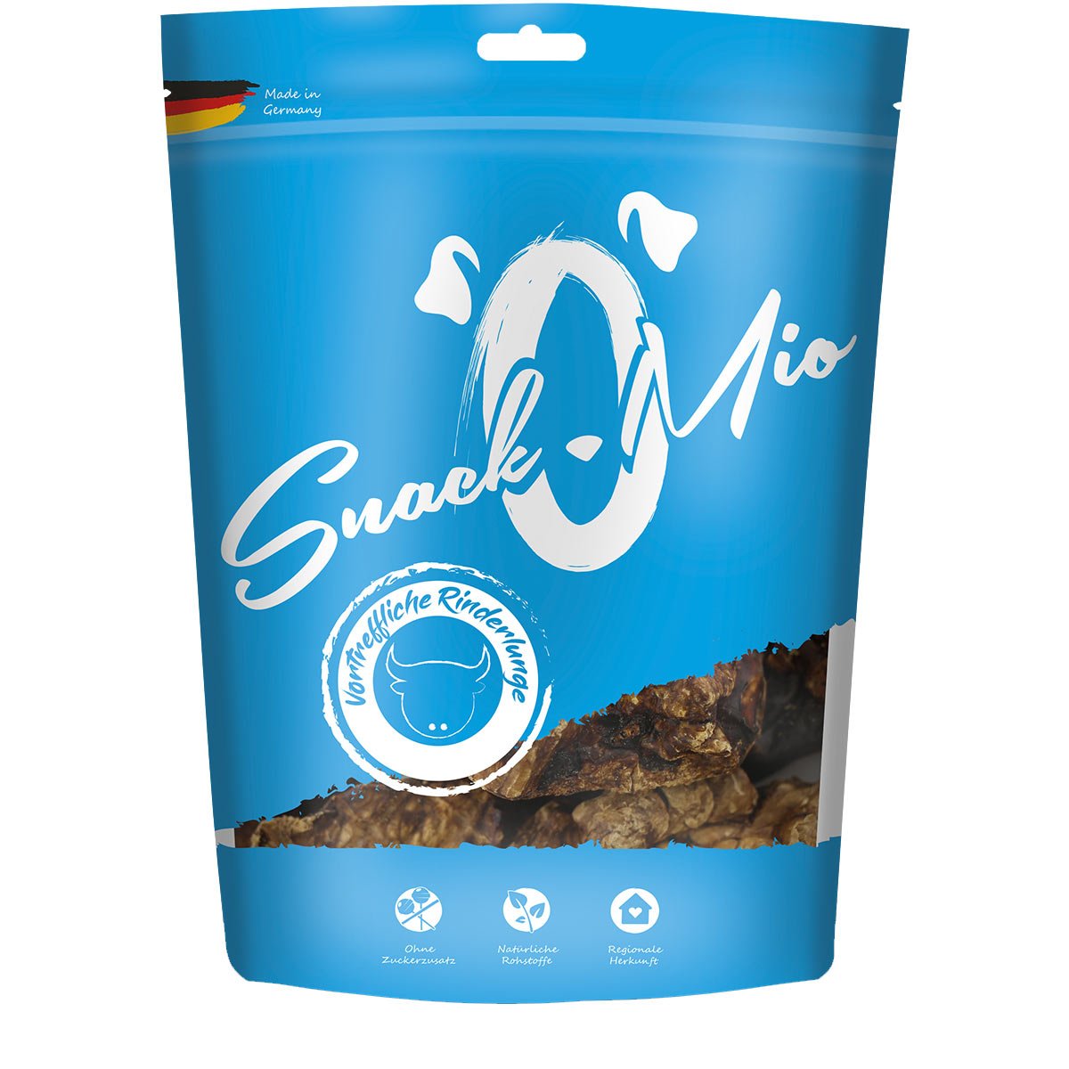 SnackOMio - vortreffliche Rinderlunge 250g von SnackOMio