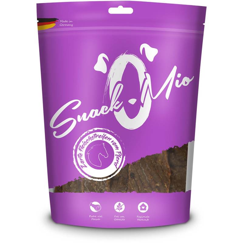 SnackOMio - zarte Fleischstreifen vom Pferd 2x125g von SnackOMio