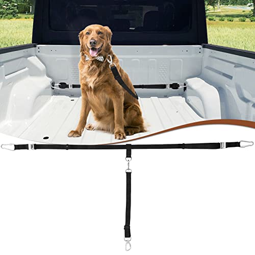 LKW-Bett, Hundeleinensystem, Hunde-Tonabnehmer, Haltegurt, strapazierfähig, verstellbare Rückhalteleine für Hunde bis zu 68 kg, Hunde-LKW-Leine für Hunde bis zu 68 kg, Absperrung von Snagle Paw