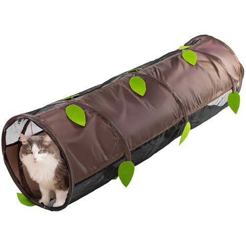 Snarky Pets Katzentunnel, zusammenklappbarer Spielschlauch mit Netzfenstern, Schwarz und Grau mit neongrünen Akzenten Snarky Pets Katzentunnel, zusammenklappbarer Spielschlauch mit Netzfenstern, Schwarz und Grau mit neongrünen Akzenten von Snarky Pets