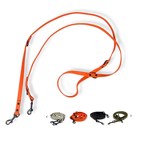 SNIFFLS® Hundeleine, orange – Verstellbar, leicht & robust – Wasserabweisend, stylisch & mit perfektem Griff – Ideal für kleine & große Hunde – Outdoor-Leine SNIFFLS® Hundeleine, orange – Verstellbar, leicht & robust – Wasserabweisend, stylisch & mit perfektem Griff – Ideal für kleine & große Hunde – Outdoor-Leine von Sniffls