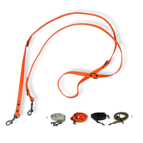 SNIFFLS® Hundeleine, orange – Verstellbar, leicht & robust – Wasserabweisend, stylisch & mit perfektem Griff – Ideal für kleine & große Hunde – Outdoor-Leine SNIFFLS® Hundeleine, orange – Verstellbar, leicht & robust – Wasserabweisend, stylisch & mit perfektem Griff – Ideal für kleine & große Hunde – Outdoor-Leine von Sniffls