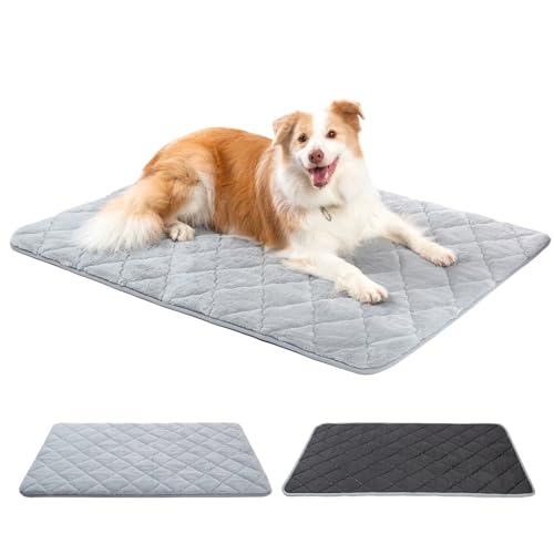 Snocyo Weicher Kuschelhöhle mit Kaninchenfell-Optik - Wärmendes Hundebett & Katzenkissen, 120 x 75 cm, XL, weiche Polsterung, maschinenwaschbar,rutschfest,multifunktional von Snocyo