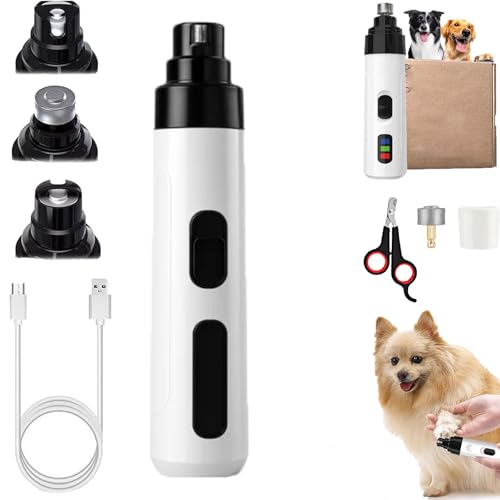 Krallenschleifer Pro Salon - Stressfreie Krallenpflege Für Hunde, Krallenschleifer Für Hunde, Krallenschleifer Hund Sicher Leise, Dog Nail Grinder, Sanfte, Und Professionelle (1PC,Stil-2) von Snrtevu