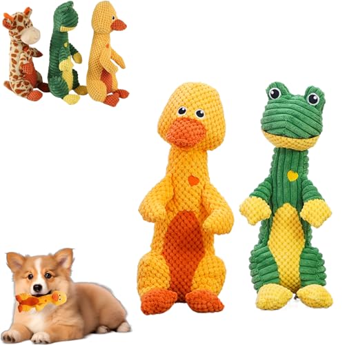 Max Unzerstorbares Kauspielzeug, Hundespielzeug Unkaputtbar, Interaktives Spielzeug Hund, Langerer Spielspab, Geeignet Für Große, Mittelgroße Und Kleine Hunde (2PCS-F) von Snrtevu