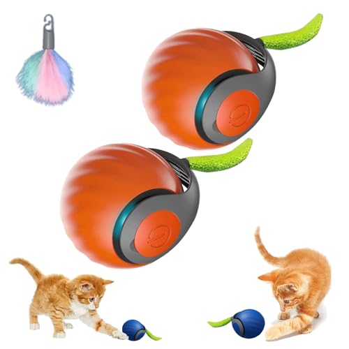 Snrtevu Chase Master Pro, Chase Master Pro Katzenspielzeug, Speedy Tail 2.0, Speedy Tail Katzenspielzeug, Automatisches Katzenspielzeugs Interaktiven Katzenspielzeugballs Lindert äNgste (2pcs Orange) Snrtevu Chase Master Pro, Chase Master Pro Katzenspielzeug, Speedy Tail 2.0, Speedy Tail Katzenspielzeug, Automatisches Katzenspielzeugs Interaktiven Katzenspielzeugballs Lindert äNgste (2pcs Orange) von Snrtevu