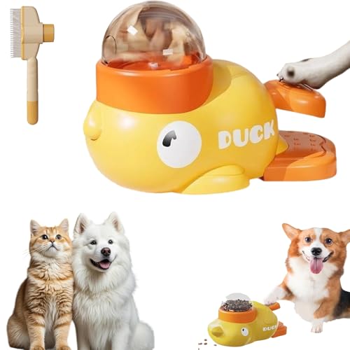 Snrtevu Futterautomat Hund, Interactive Duck Toy, Intelligenzspielzeug Für Hunde, Interactive Cat Toy, Slow Feeder, Lustig Und Langlebig, Geeignet Für Kleine Und Mittelgroße Haustiere (1PC- Duck Toy) Snrtevu Futterautomat Hund, Interactive Duck Toy, Intelligenzspielzeug Für Hunde, Interactive Cat Toy, Slow Feeder, Lustig Und Langlebig, Geeignet Für Kleine Und Mittelgroße Haustiere (1PC- Duck Toy) von Snrtevu