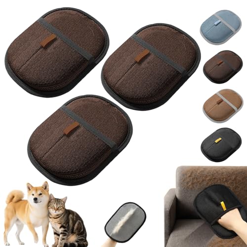 Snrtevu Tierhaarentferner Handschuh, 2025 Neu Pet Hair Remover Glove, Wiederverwendbare Antistatische Haarentfernungshandschuh FüR Haustiere, FüR Verwendet Reinigung Haarentfernung (Dunkelbraun,3PCS) Snrtevu Tierhaarentferner Handschuh, 2025 Neu Pet Hair Remover Glove, Wiederverwendbare Antistatische Haarentfernungshandschuh FüR Haustiere, FüR Verwendet Reinigung Haarentfernung (Dunkelbraun,3PCS) von Snrtevu