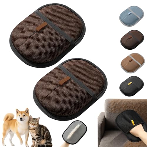 Snrtevu Tierhaarentferner Handschuh, 2025 Neu Pet Hair Remover Glove, Wiederverwendbare Antistatische Haarentfernungshandschuh FüR Haustiere, FüR Verwendet Reinigung Haarentfernung (Dunkelbraun,2PCS) Snrtevu Tierhaarentferner Handschuh, 2025 Neu Pet Hair Remover Glove, Wiederverwendbare Antistatische Haarentfernungshandschuh FüR Haustiere, FüR Verwendet Reinigung Haarentfernung (Dunkelbraun,2PCS) von Snrtevu