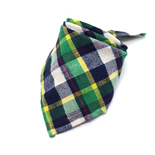 Reversible Hunde-Bandana Leinen Plaid Haustier-Verband Schal Bow Ties Kragen Viereck Katze Hund Dekoration Zubehör, Einheitsgröße von Snufeve