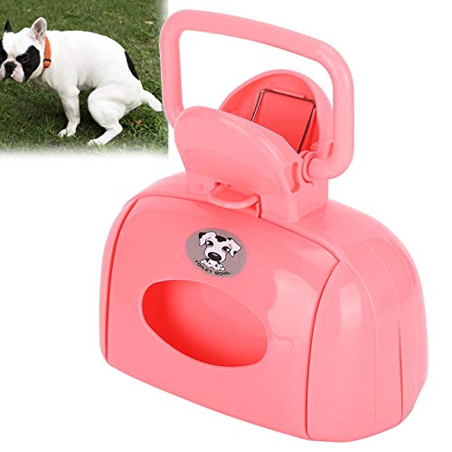 Snufeve6 Animal Waste Cleaning Picker, langlebiger PP Lightweight Dogs Faeces Picker, praktisch für Hundehaustiere(Bag Type Toilet Picker【Pink】) von Snufeve6