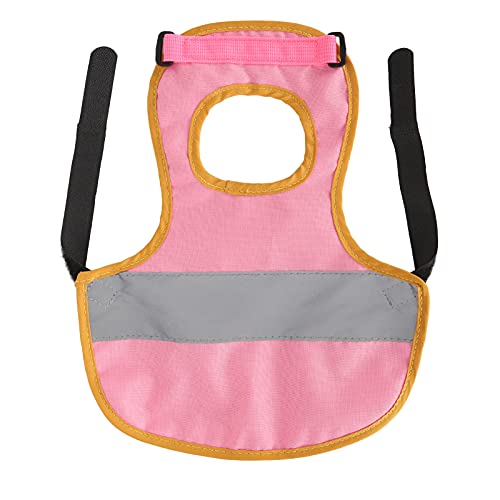 Snufeve6 Hen Apron, verstellbare Hühnerkleidung Geflügelschutz Robust für Hühner und Enten zum Schutz(pink) von Snufeve6