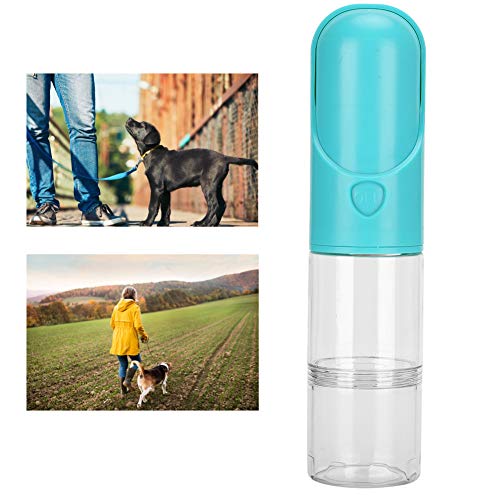 Snufeve6 Hundereise Wasserflasche Haustier Wasserflasche, Trinkwasserflasche für Hunde Katzen(Blue) von Snufeve6