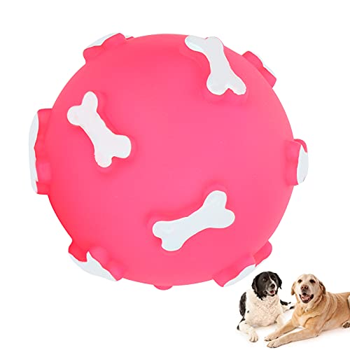 Snufeve6 Hundezahnspielzeug, ungiftig Nicht chemisch geruchliches Hund Quietschspielzeug für Bewegungstraining zur Pflege der Affinität(pink) von Snufeve6