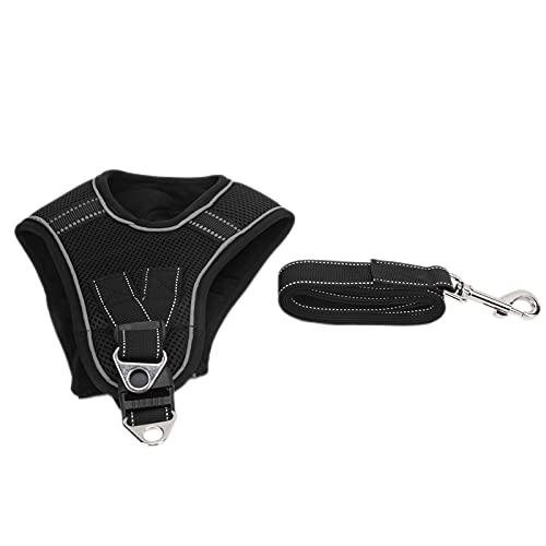 Pet Vest Harness, Reflektierendes Komfortables Hundegeschirr mit Leine für das Hundetraining für Hundespaziergänge(XS) von Snufeve6