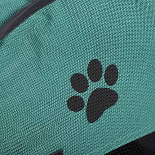 Snufeve6 Tragbarer Pet House Cage, Pet Playpen, für Haustiere Spielzelt Baby Cats Dog Delivery Room Haustiere(XBD82 Green Grey No Kettle Toy, M) von Snufeve6