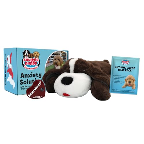 Snuggle Puppy Original Toys – Herzschlag Welpe für Hunde – Angstlinderung und Beruhigungshilfe für Haustiere – Komfort-Hundespielzeug für Verhaltenstraining von Snuggle Puppy