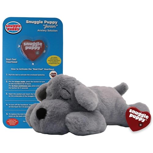 Original Snuggle Welpenspielzeug für kleine Rassen – Herzschlag Welpe für Hunde – Haustier-Angstlinderung und Beruhigungshilfe – Komfort-Hundespielzeug für Verhaltenstraining von Snuggle Puppy