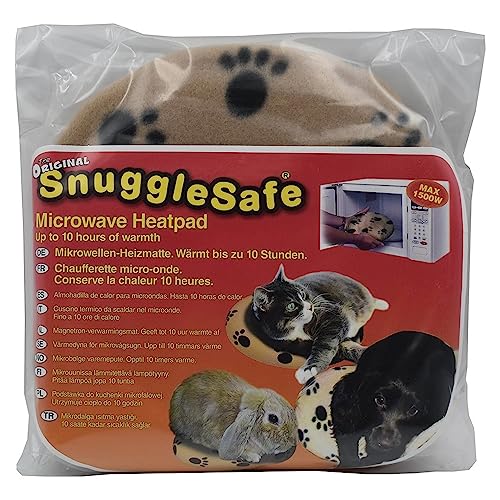 SnuggleSafe Hund Wärmeplatte mit Fleecebezug, kabellos (farblich sortiert), aus Polyethylen von Snugglesafe