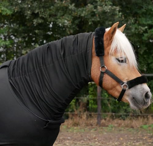Halsteil für Pferde - Headless Turn Out Hood von Snuggy Hoods - Überzieh-Version - 3 Farben, 8 Größen (Schwarz, XXL) von Snuggy Hoods