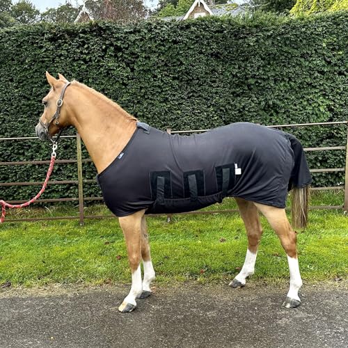 Snuggy Hauben Weatherproof Spik & Spannweite Unter Teppich mit Bauch für Pferd oder Pony - Schwarz, 180cm von Snuggy Hoods