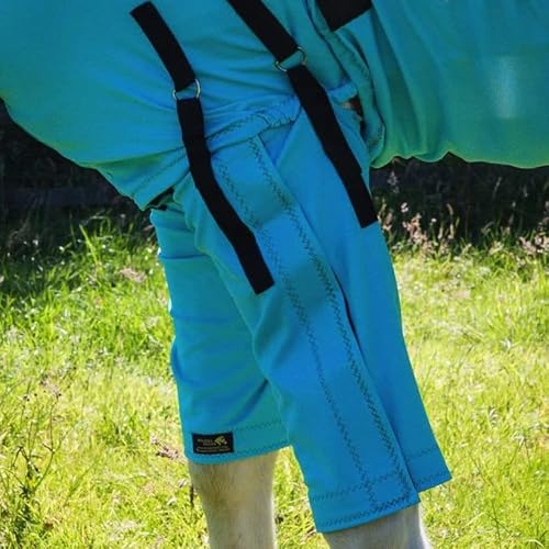 Snuggy Hoods Vorderbeinschutz für Pferde gegen Fliegen und Sommerekzem 3 Farben, 5 Größen (Beige, XS) von Snuggy Hoods