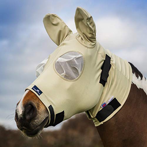 Sommerekzem-Maske von Snuggy Hoods für Pferde - effektiver Schutz gegen Sommerekzem - 3 Farben, 8 Größen - Überzieh-Version von Snuggy Hoods