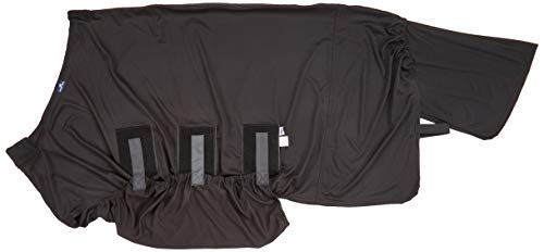 Winterdecke für Pferde von Snuggy Hoods - Winter Under Rug - effektiver Wetterschutz - 3 Farben, 11 Größen (Schwarz, 6'9" ca. 210 cm) von Snuggy Hoods