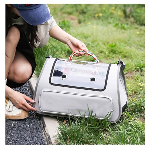 Katzentasche Faltbar und Atmungsaktiv Katzenbox Transportbox , mit Einstellbar Schultergurt Katzen Transport Tasche für große Katzen und Welpen bis 7kg,Gray Katzentasche Faltbar und Atmungsaktiv Katzenbox Transportbox , mit Einstellbar Schultergurt Katzen Transport Tasche für große Katzen und Welpen bis 7kg,Gray von Snyucve