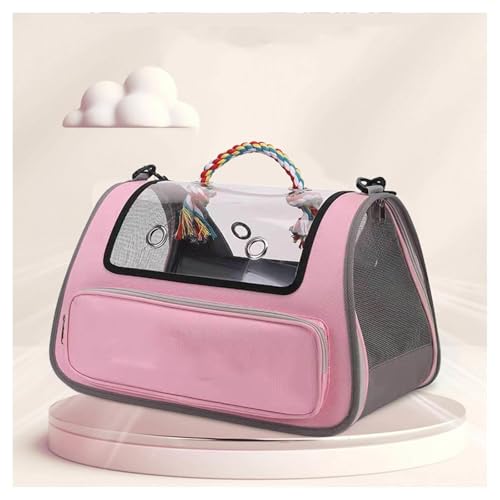 Katzentransporttasche Faltbar und Atmungsaktiv Katzen Transport Tasche , mit Einstellbar Schultergurt Transporttasche Katze für große Katzen und Welpen bis 7kg,Pink Katzentransporttasche Faltbar und Atmungsaktiv Katzen Transport Tasche , mit Einstellbar Schultergurt Transporttasche Katze für große Katzen und Welpen bis 7kg,Pink von Snyucve