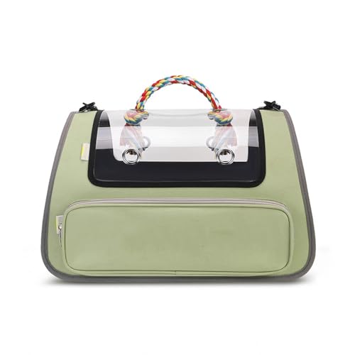 Katzentransporttasche Faltbar und Atmungsaktiv Katzen Transportboxen ， mit Einstellbar Schultergurt Katze Transportbox für Katzen Kleiner Hund Welpe,Green von Snyucve