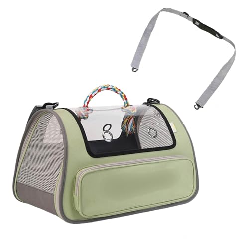Katzentransporttasche Faltbar und Atmungsaktiv Katzenbox , mit Einstellbar Schultergurt Katzentasche für Katzen Kleiner Hund Welpe,Green Katzentransporttasche Faltbar und Atmungsaktiv Katzenbox , mit Einstellbar Schultergurt Katzentasche für Katzen Kleiner Hund Welpe,Green von Snyucve