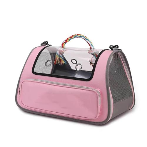 Transporttasche Katze Faltbar und Atmungsaktiv Katzen Transportbox , mit Einstellbar Schultergurt Katzenbox Transportbox für Katzen Kleiner Hund Welpe,Pink Transporttasche Katze Faltbar und Atmungsaktiv Katzen Transportbox , mit Einstellbar Schultergurt Katzenbox Transportbox für Katzen Kleiner Hund Welpe,Pink von Snyucve