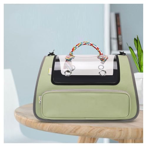 Transporttasche Katze Faltbar und Atmungsaktiv Katzenbox Transportbox , mit Einstellbar Schultergurt Tiertransportbox für große Katzen und Welpen bis 7kg,Green Transporttasche Katze Faltbar und Atmungsaktiv Katzenbox Transportbox , mit Einstellbar Schultergurt Tiertransportbox für große Katzen und Welpen bis 7kg,Green von Snyucve