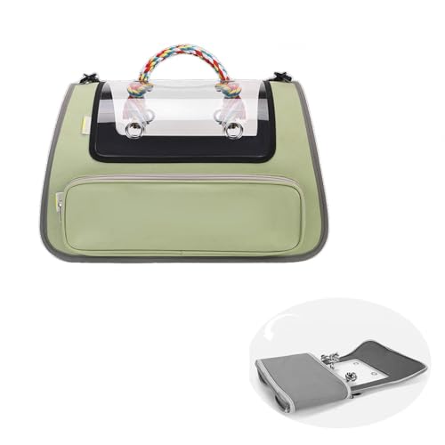 Transporttasche Katze Faltbar und Atmungsaktiv Katzentransportbox , mit Einstellbar Schultergurt Katze Transportbox für Katzen Kleiner Hund Welpe,Green Transporttasche Katze Faltbar und Atmungsaktiv Katzentransportbox , mit Einstellbar Schultergurt Katze Transportbox für Katzen Kleiner Hund Welpe,Green von Snyucve