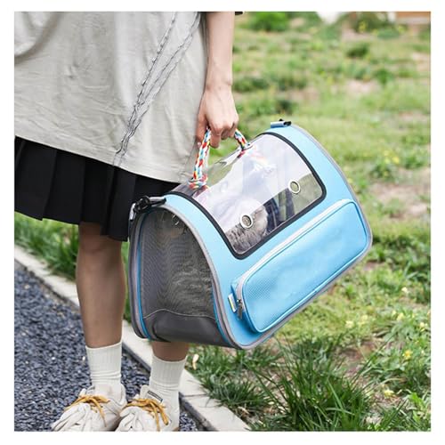 Transporttasche Katze Faltbar und Atmungsaktiv Katzentransporttasche , mit Einstellbar Schultergurt Transporttasche Katze für Katzen Kleiner Hund Welpe,Blue Transporttasche Katze Faltbar und Atmungsaktiv Katzentransporttasche , mit Einstellbar Schultergurt Transporttasche Katze für Katzen Kleiner Hund Welpe,Blue von Snyucve