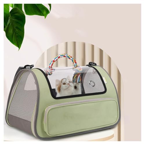 Transporttasche Katze Faltbar und Atmungsaktiv Transporttasche Katze , für Reisen im Flugzeug, Auto oder Zug Cat Carrier für Katzen Kleiner Hund Welpe,Green Transporttasche Katze Faltbar und Atmungsaktiv Transporttasche Katze , für Reisen im Flugzeug, Auto oder Zug Cat Carrier für Katzen Kleiner Hund Welpe,Green von Snyucve